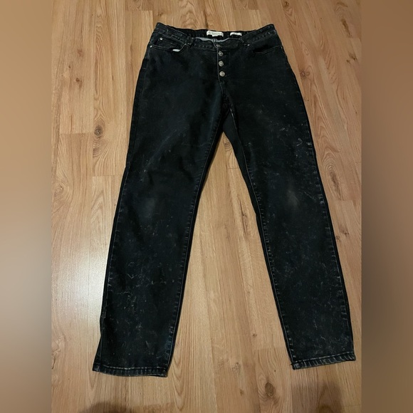 Nicki Minaj Black Denim Jeans size 13/14 EUC - Picture 1 of 7